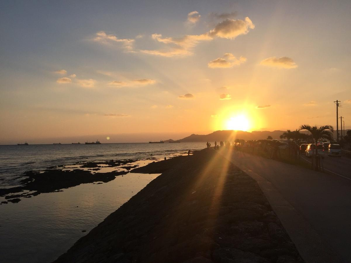 Minshuku Agaihama Hostel Yonabaru Bagian luar foto
