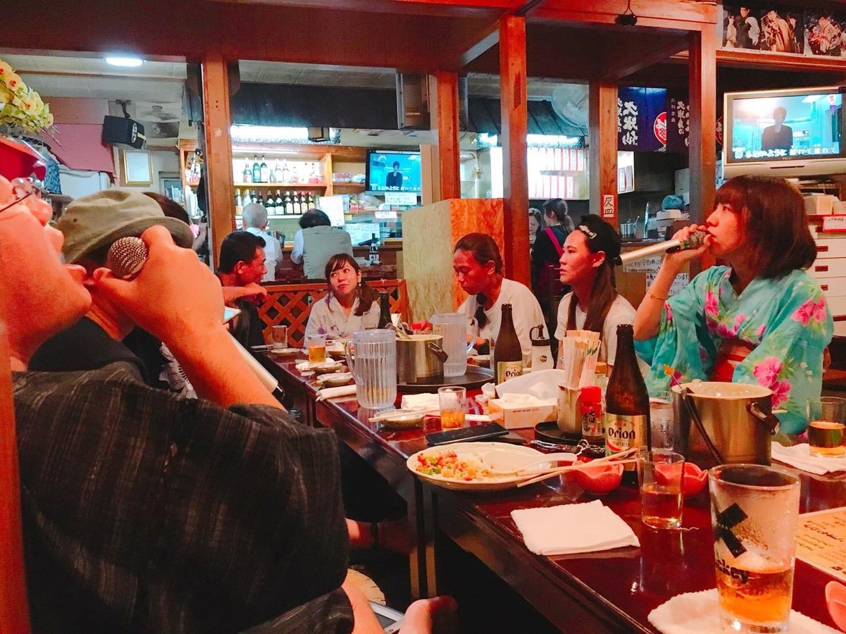 Minshuku Agaihama Hostel Yonabaru Bagian luar foto